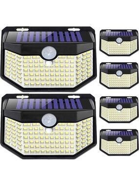 Outdoor Solar Lights Motion Sensor Waterproof Wall Light Garden Patio Yard 120 L